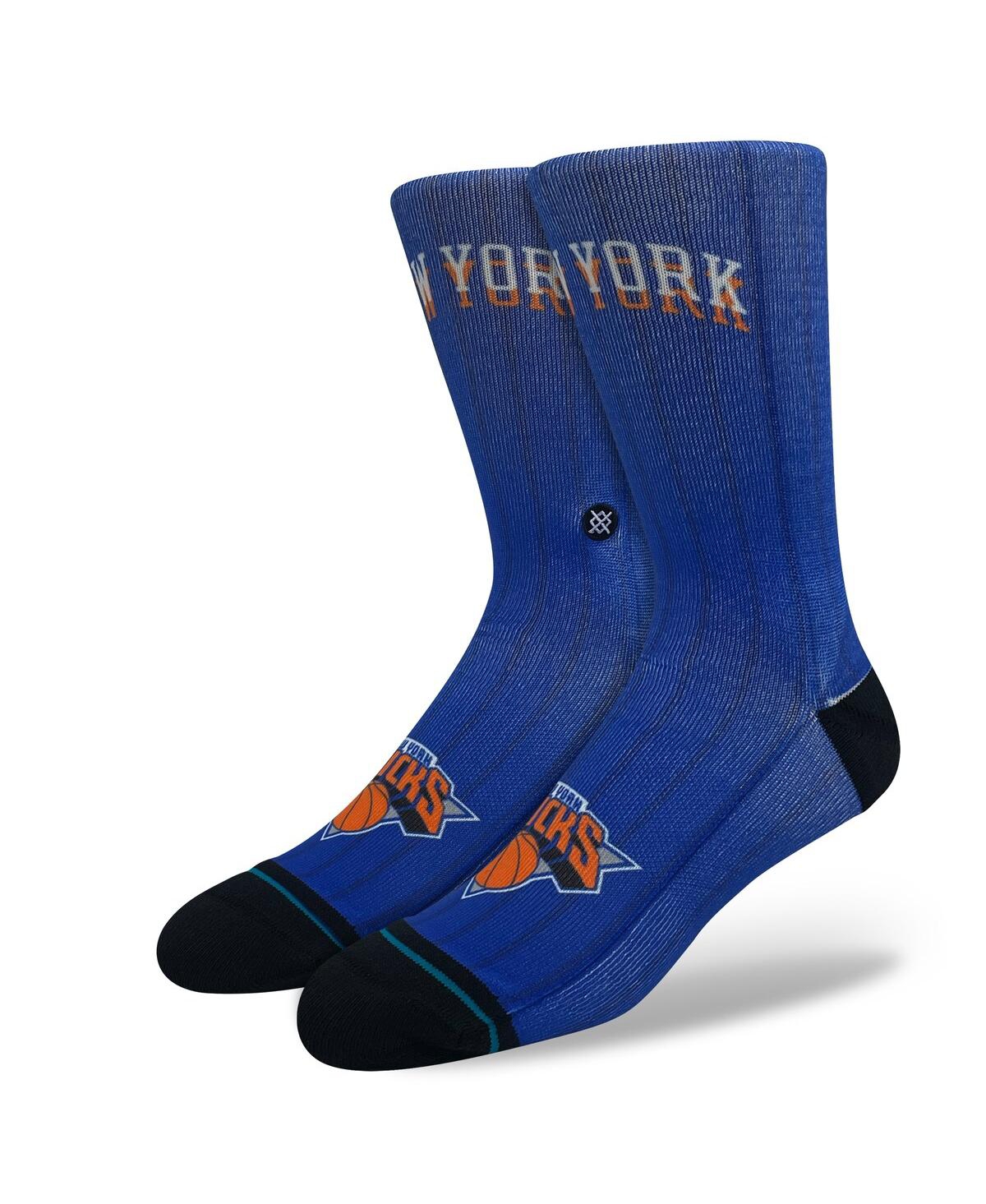 Stance Men's And Women's  New York Knicks 2023/24 City Edition Crew Socks In Blue