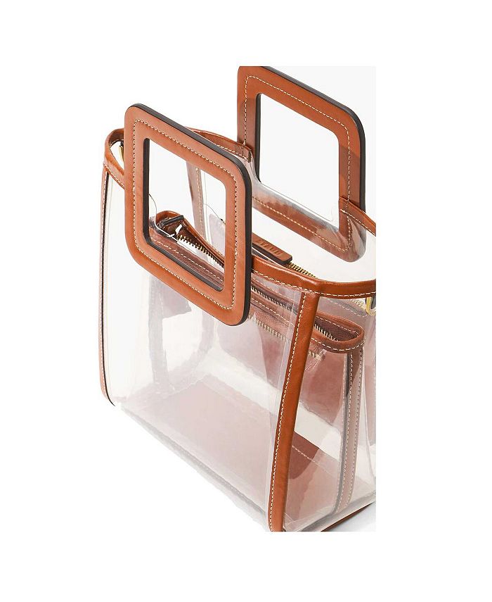 Staud Women's San Francisco 49ers Clear Mini Shirley Bag - Macy's