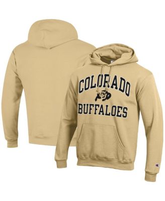 Men s Gold Colorado Buffaloes High Motor Pullover Hoodie