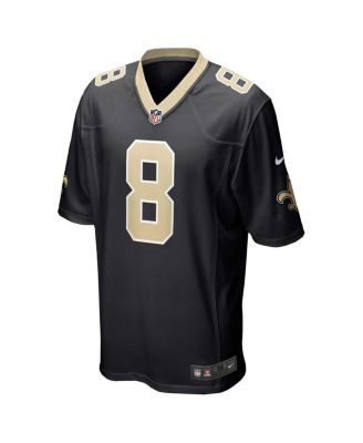 Men's Archie Manning Black New Orleans Saints Retired Player Game Jersey