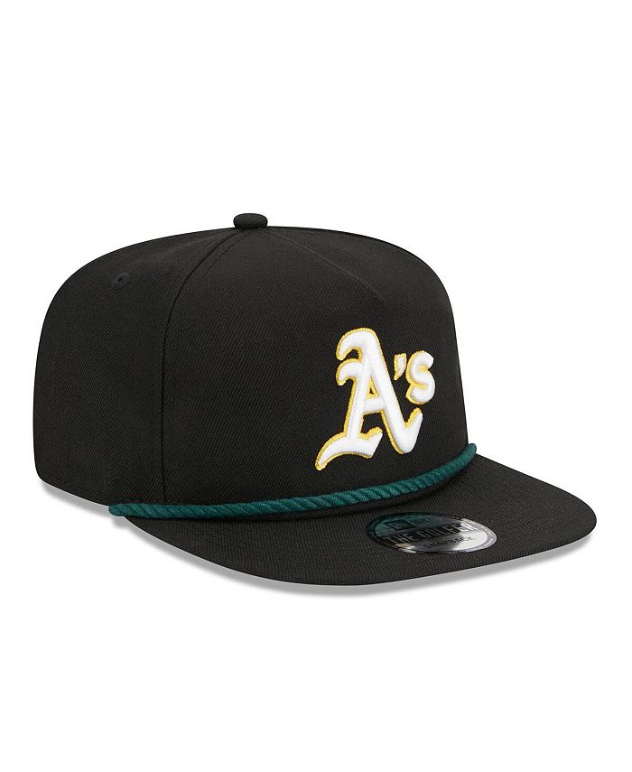 New Era Men's Black Oakland Athletics Branch Golfer Snapback Hat Macy's