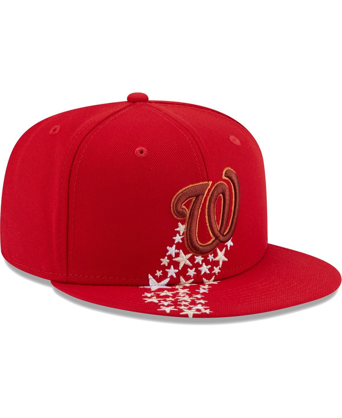 Men's New EraWashington Nationals Meteor 59FIFTY Fitted Hat - Red