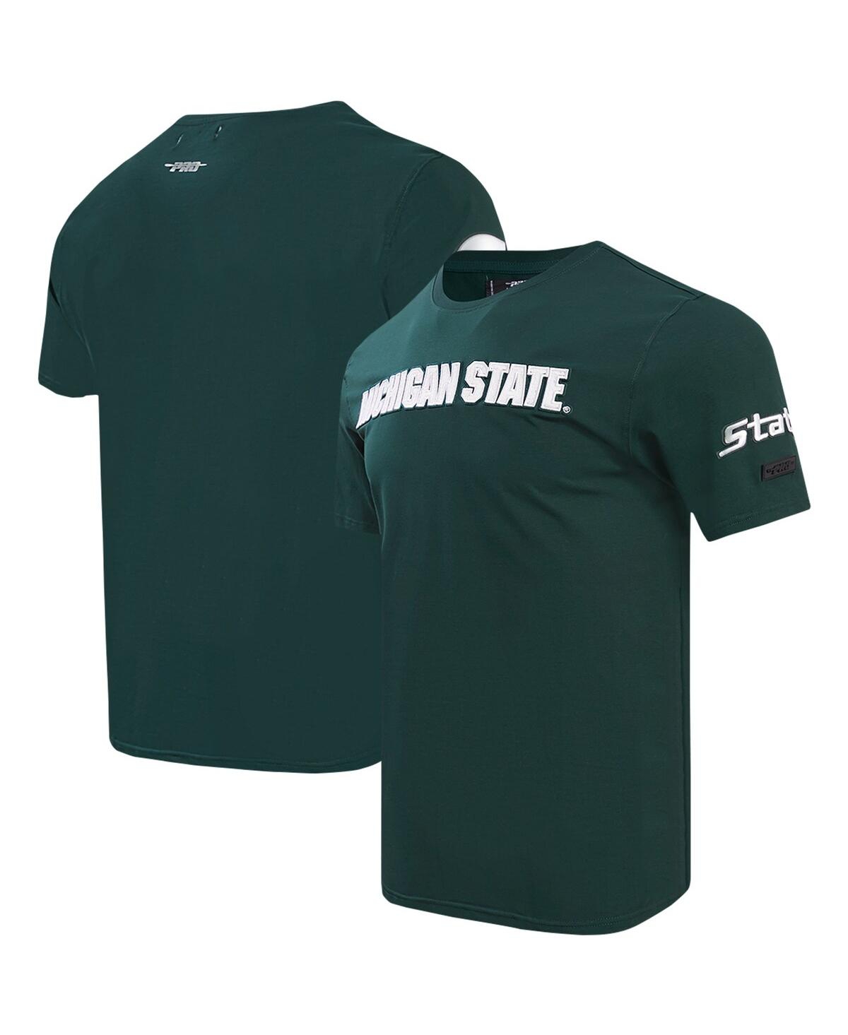 Shop Pro Standard Men's  Green Michigan State Spartans Classic T-shirt