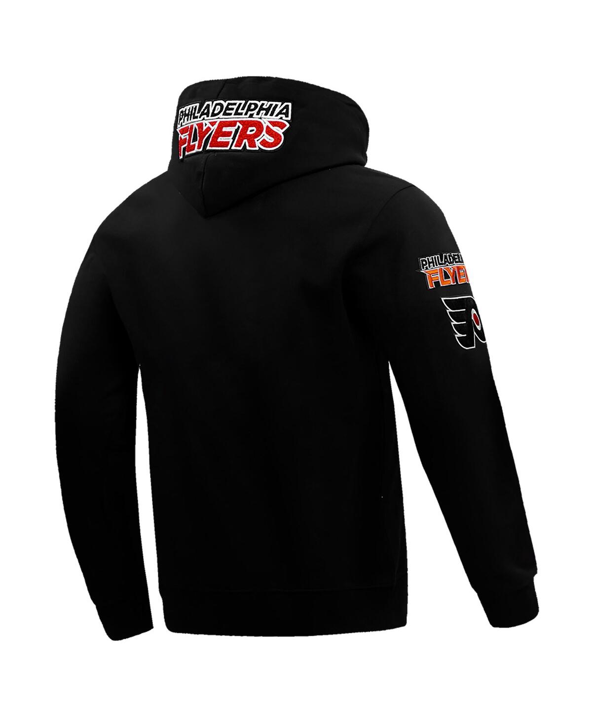 Men's Pro StandardPhiladelphia Flyers Classic Chenille Full-Zip Hoodie Jacket - Black