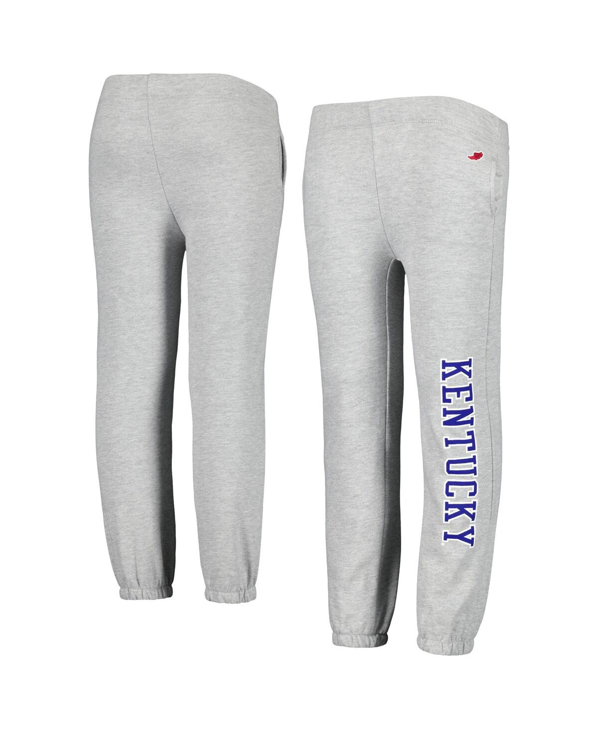 Shop League Collegiate Wear Big Boys  Heather Gray Kentucky Wildcats Essential Pants