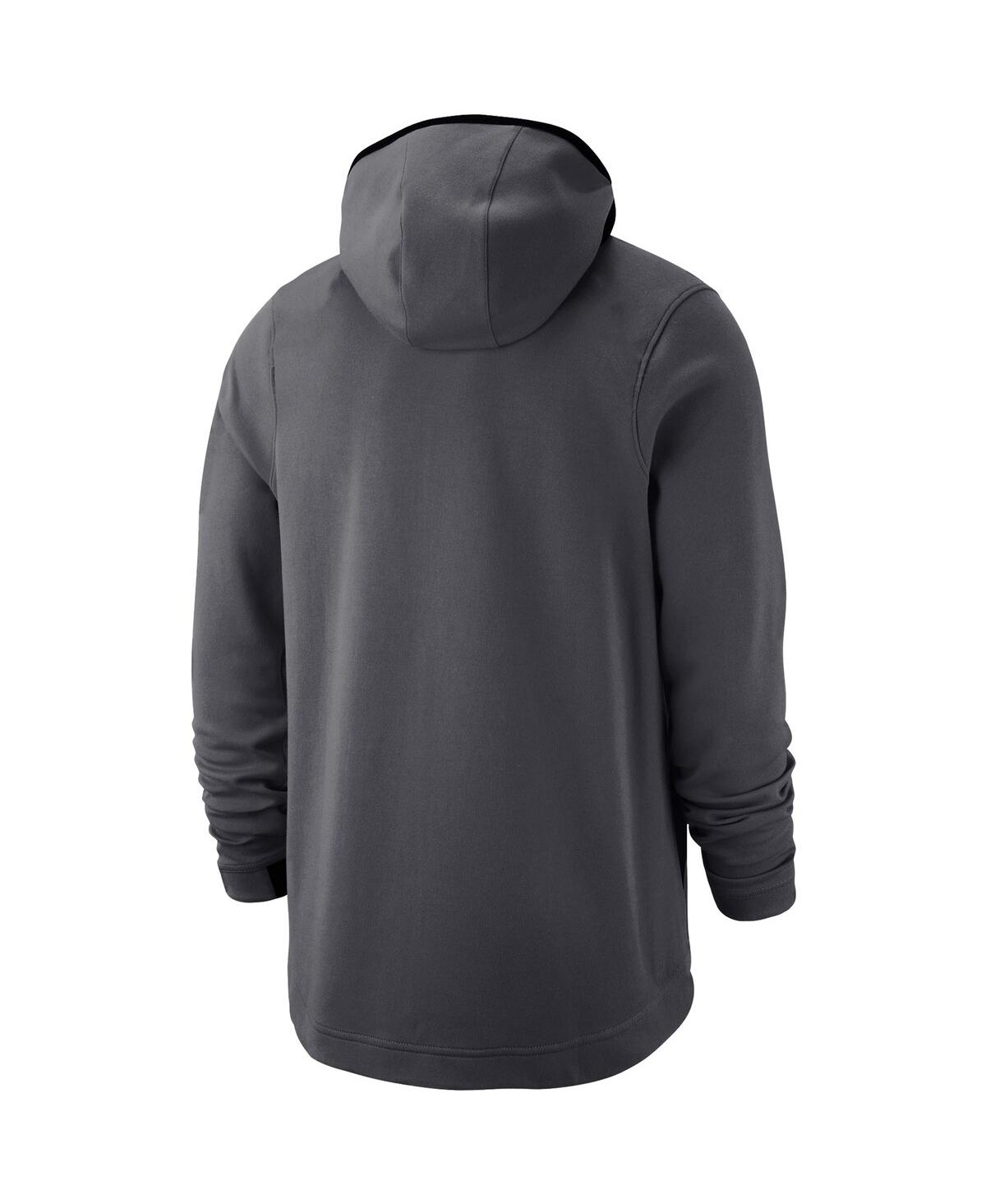 Men's NikeMichigan State Spartans Tonal Showtime Full-Zip Hoodie - Anthracite
