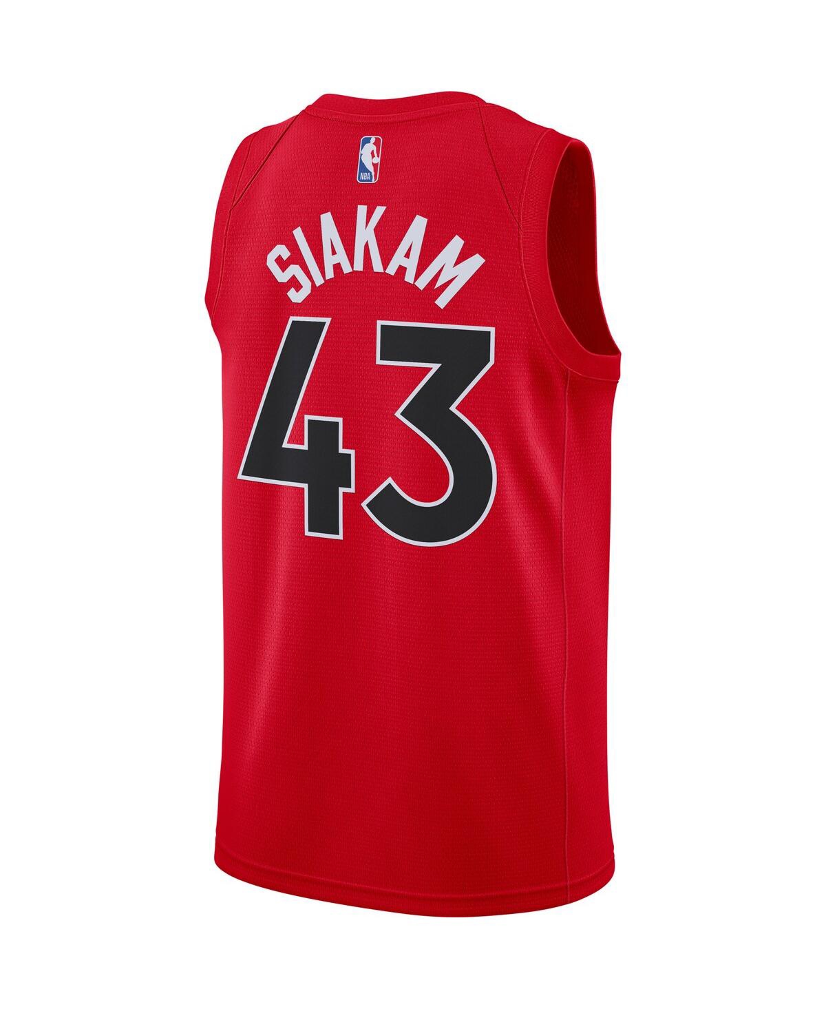 Men's Nike Pascal SiakamToronto Raptors 2020/21 Icon Swingman Jersey - Red