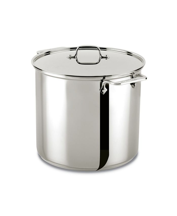 All-Clad d5 Stainless-Steel Stock Pot with Immersion Blender, 8-Qt.