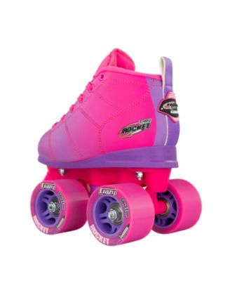 Adjustable Rocket Roller Skates For Girls And Boys - Great Beginner Kids Quad Skates