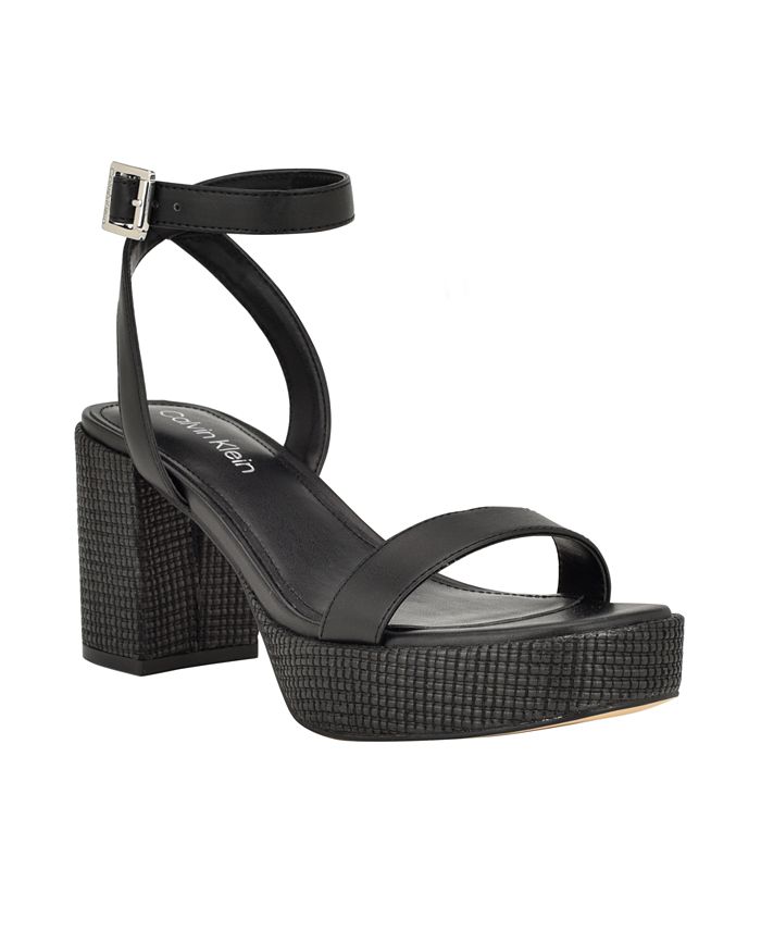 Women s Lalah Block Heel Open Toe Dress Sandals