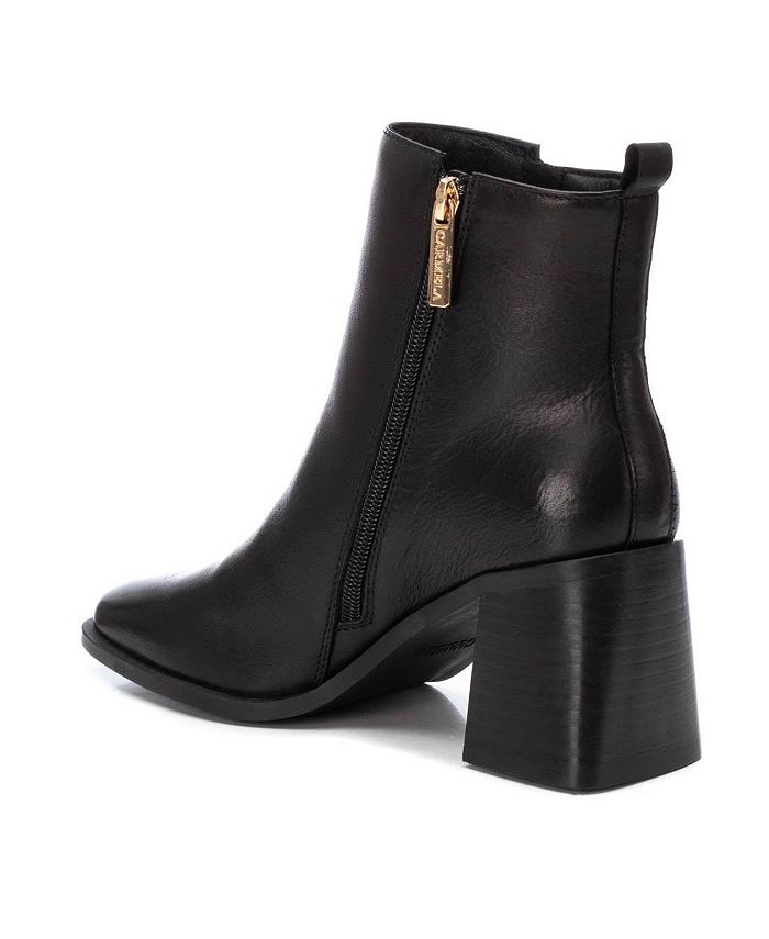XTI Women's Leather Booties Carmela Collection By XTI - Macy's