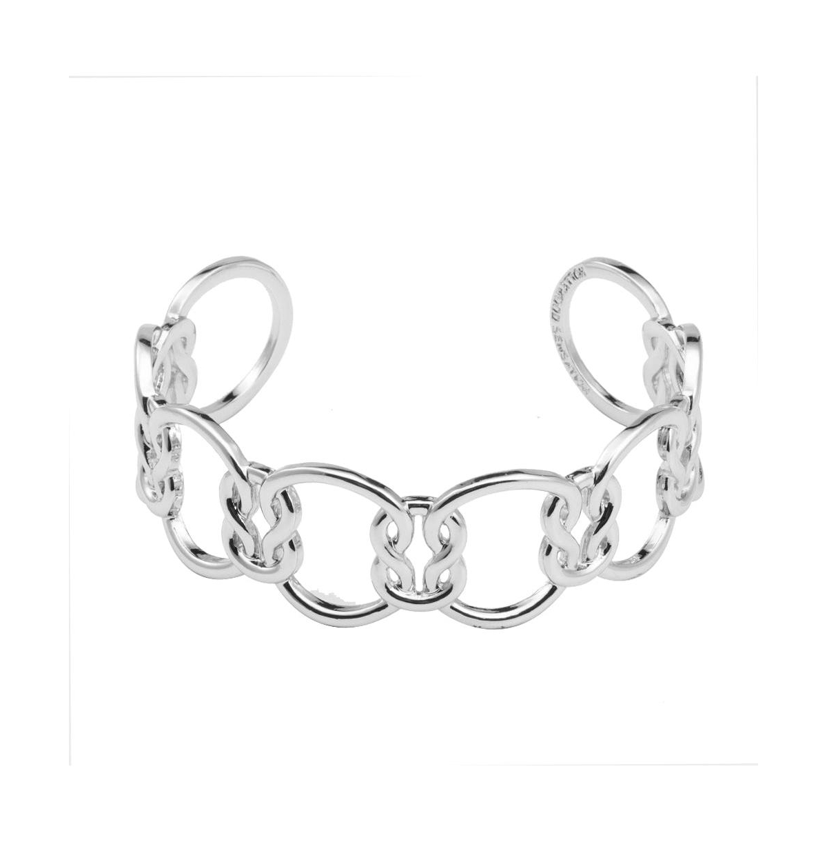 Love Knot Cuff Bracelet - Silver