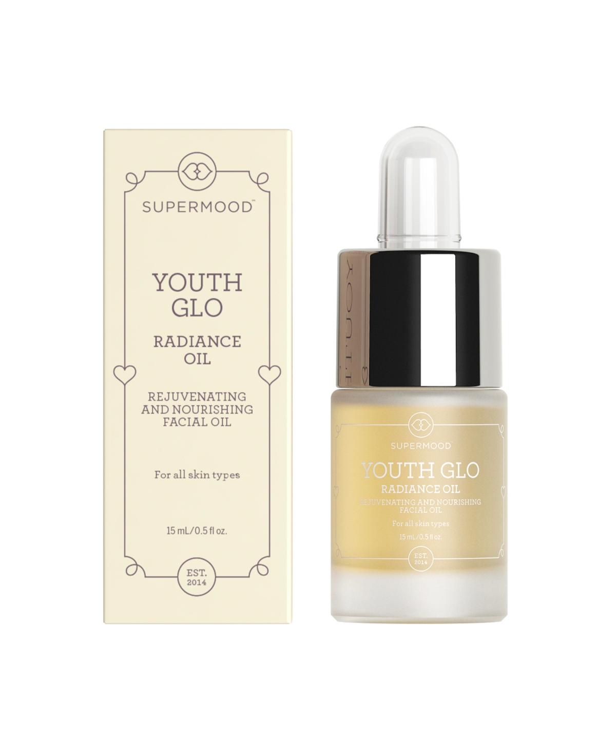Youth Glow Rejuvenating & Nourishing Radiance Facial Oil, 0.5 fl oz.