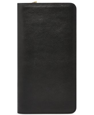 Fossil - Multi-Zip Leather Passport Case