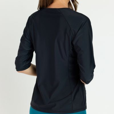 Women's Loose Fit 3/4 Sleeve Rash Guard UPF 50+ Margaux Swim Top