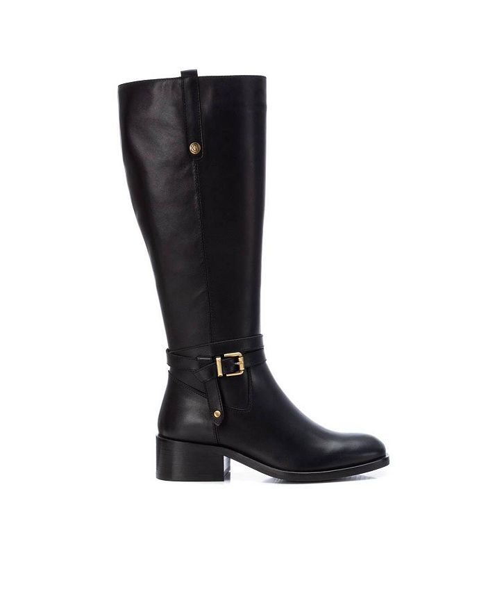 XTI Women s Leather Dress Boots Carmela By XTI Macy s