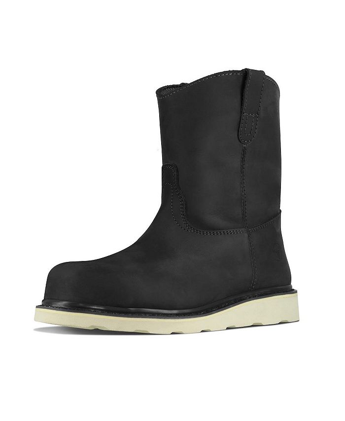 Macy's steel toe work boots best sale