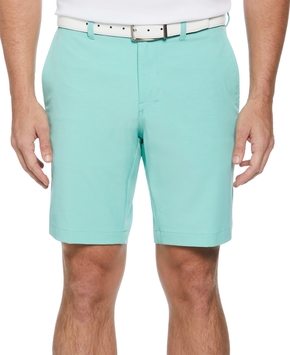 Men's Flat-Front 4-Way Stretch 9" Shorts - Cockatoo Heather