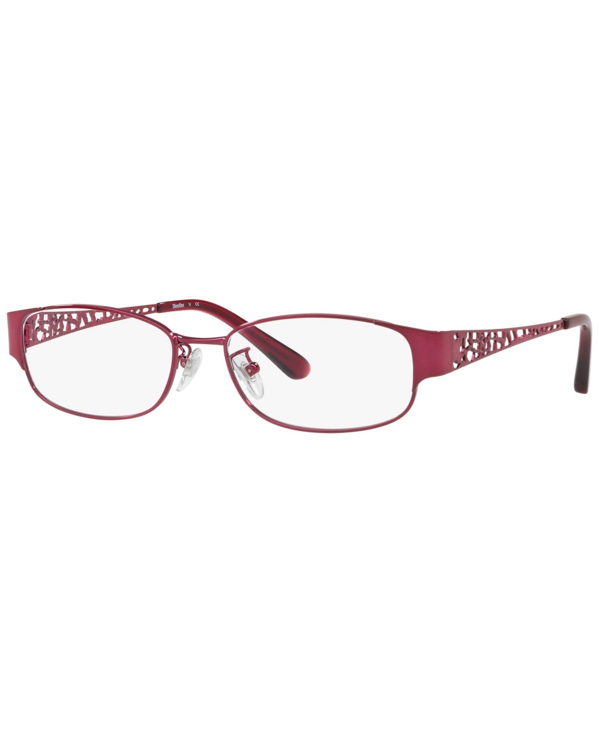Sferoflex 54mm Rectangle Optical Glasses In Borgogna