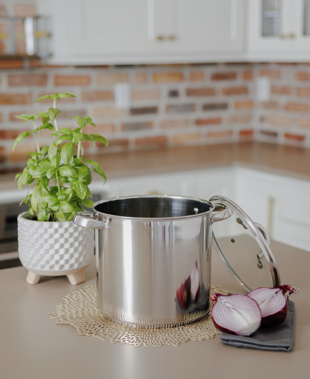 Sedona Kitchen 10-Qt. Stainless Steel Stockpot