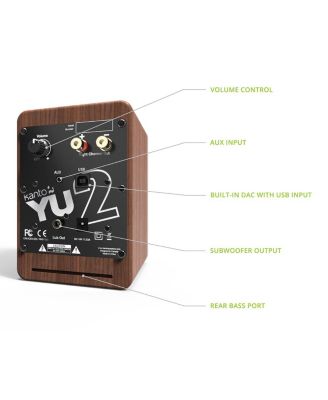 YU2 Powered Desktop Speakers - Pair