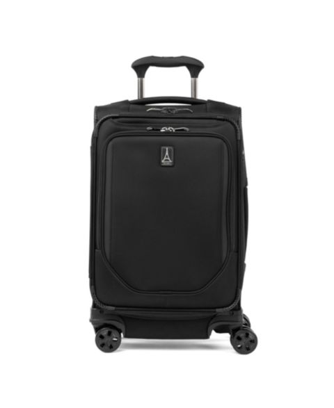 Чемодан Travelpro Crew Classic Carry-on Spinner Expandable Spinner, цвет: Угольно-чёрный