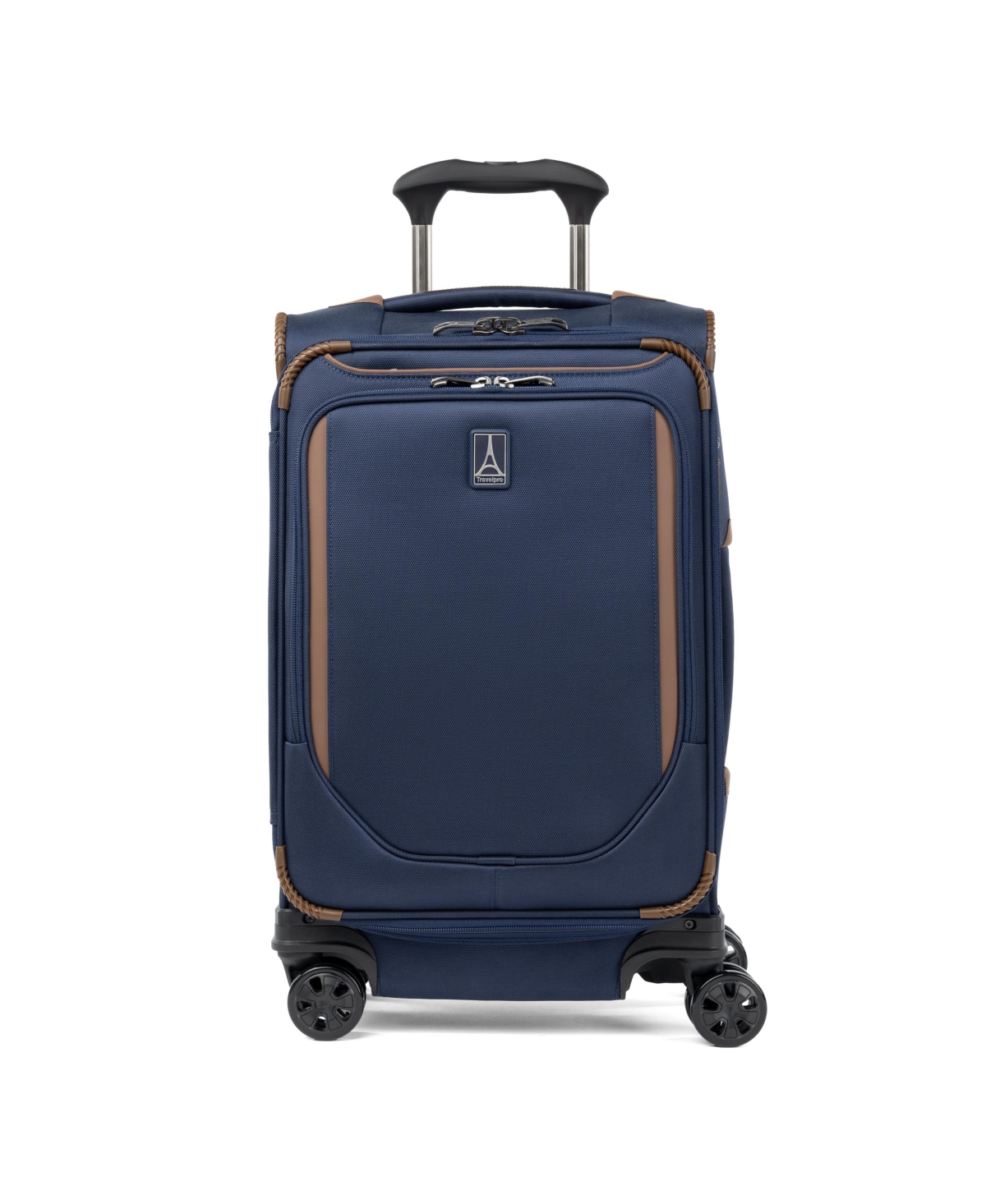 New! Travelpro Crew Classic Carry-on Expandable Spinner Luggage - Patriot Blue