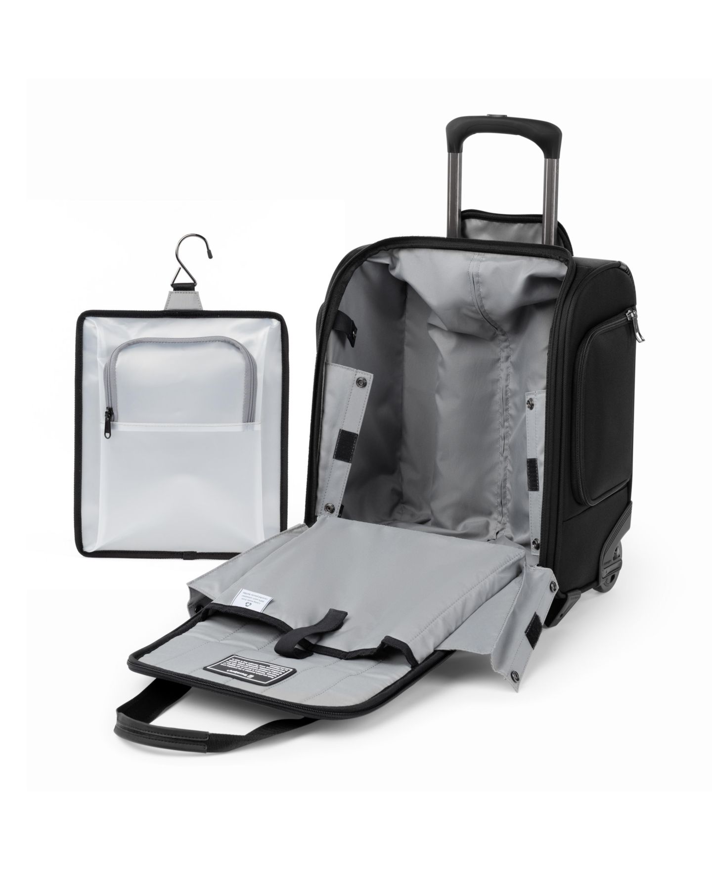Сумка Travelpro Crew Classic 15.5" Under Seater, цвет: Угольно-чёрный — фото 4