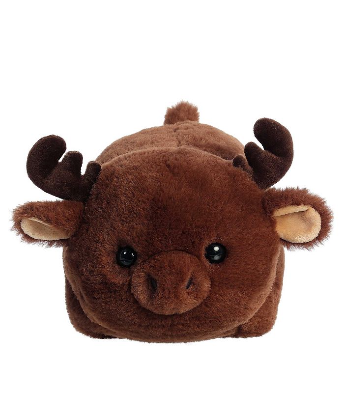Aurora Medium Morty Moose Spudsters Adorable Plush Toy Brown 10" - Macy's