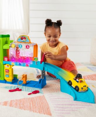 Little People Light-Up Learning Garage Toddler Playset
