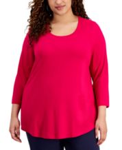 JM Collection Plus Size Tops for Women - Macy's