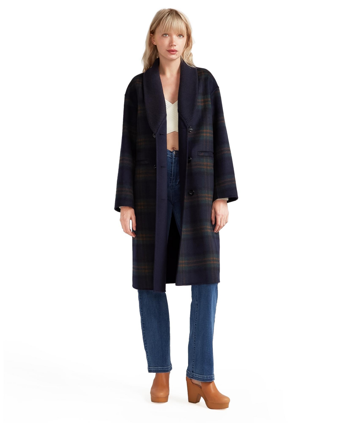 BELLE & BLOOM WOMEN EMPIRE STATE OF MIND COLLARED COAT