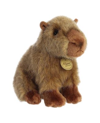 Aurora Small Capybara Miyoni Adorable Plush Toy Brown 9