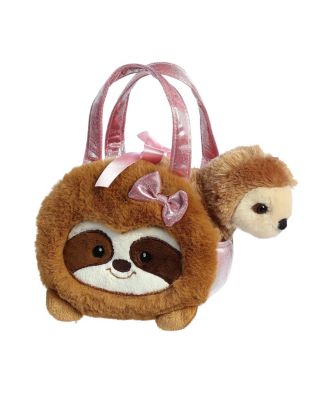 Small Minty Sloth Fancy Pals Fashionable Plush Toy