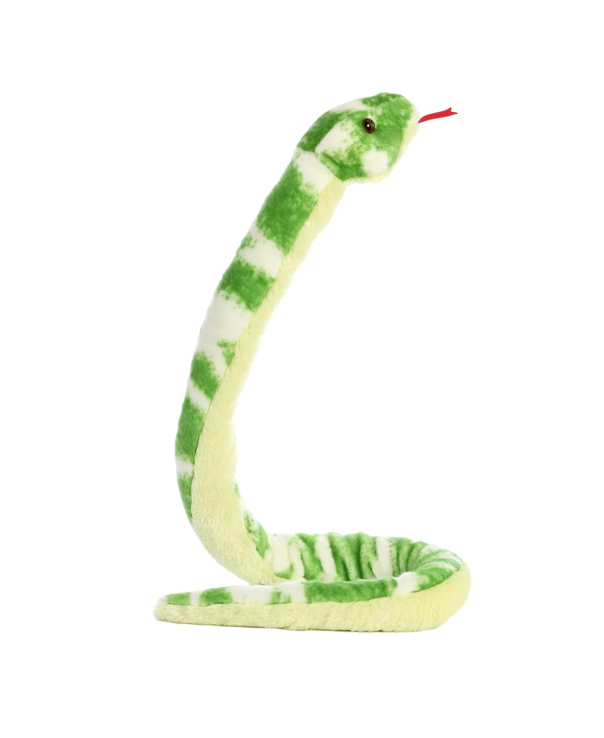 Aurora Kids' X-large Emerald Tree Boa Snake Playful Plush Toy Green 50"