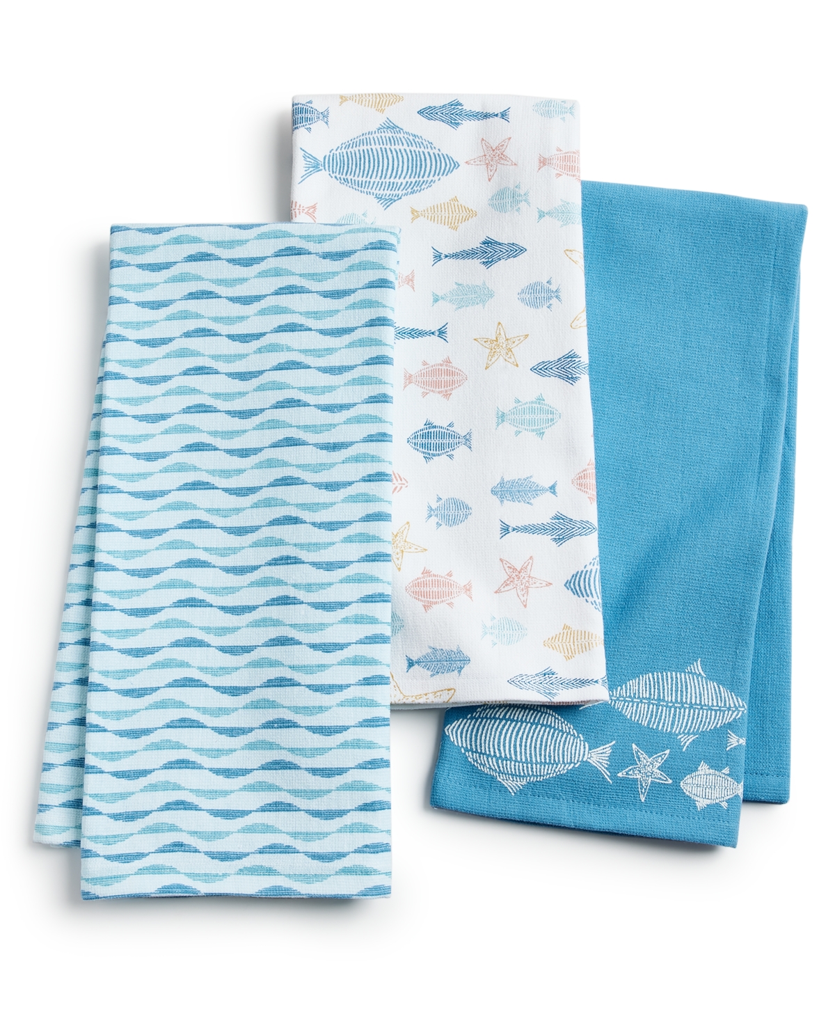Fashion Coastal 3-Pc. Towel Set, Created for Macy's