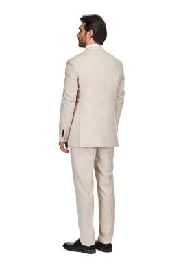 Men's 3-Piece Slim Fit Tuxedo with Peak Lapel