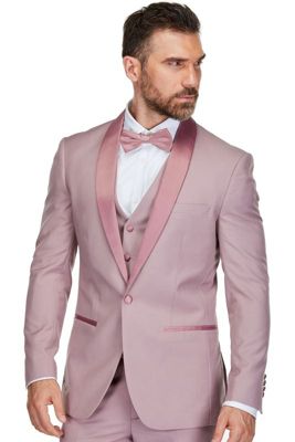 Men's 3-Piece Slim Fit Shawl Lapel Tuxedo