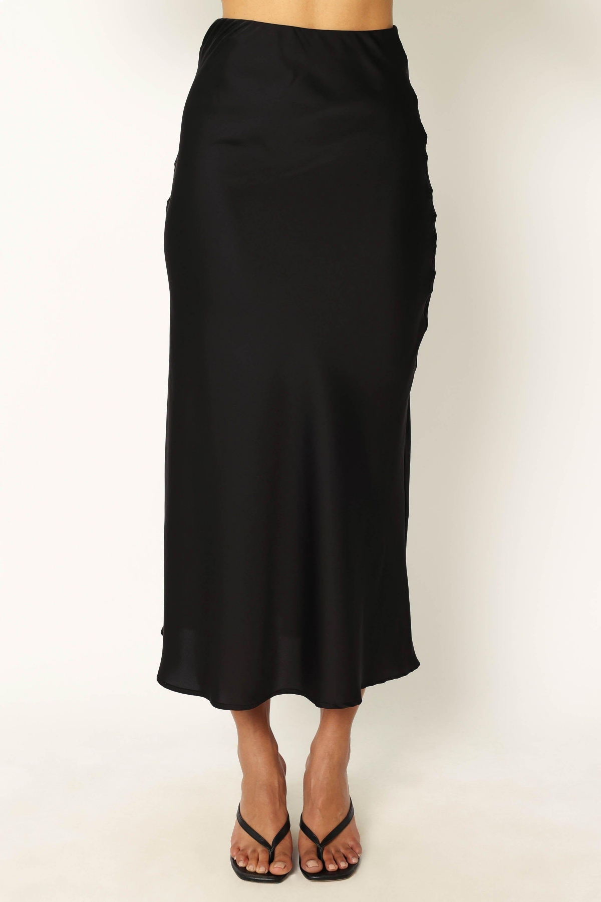 Petal and Pup Nellie Satin Midi Skirt