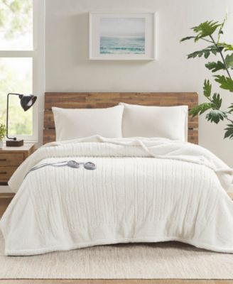 Sherpa Heated Blanket, King