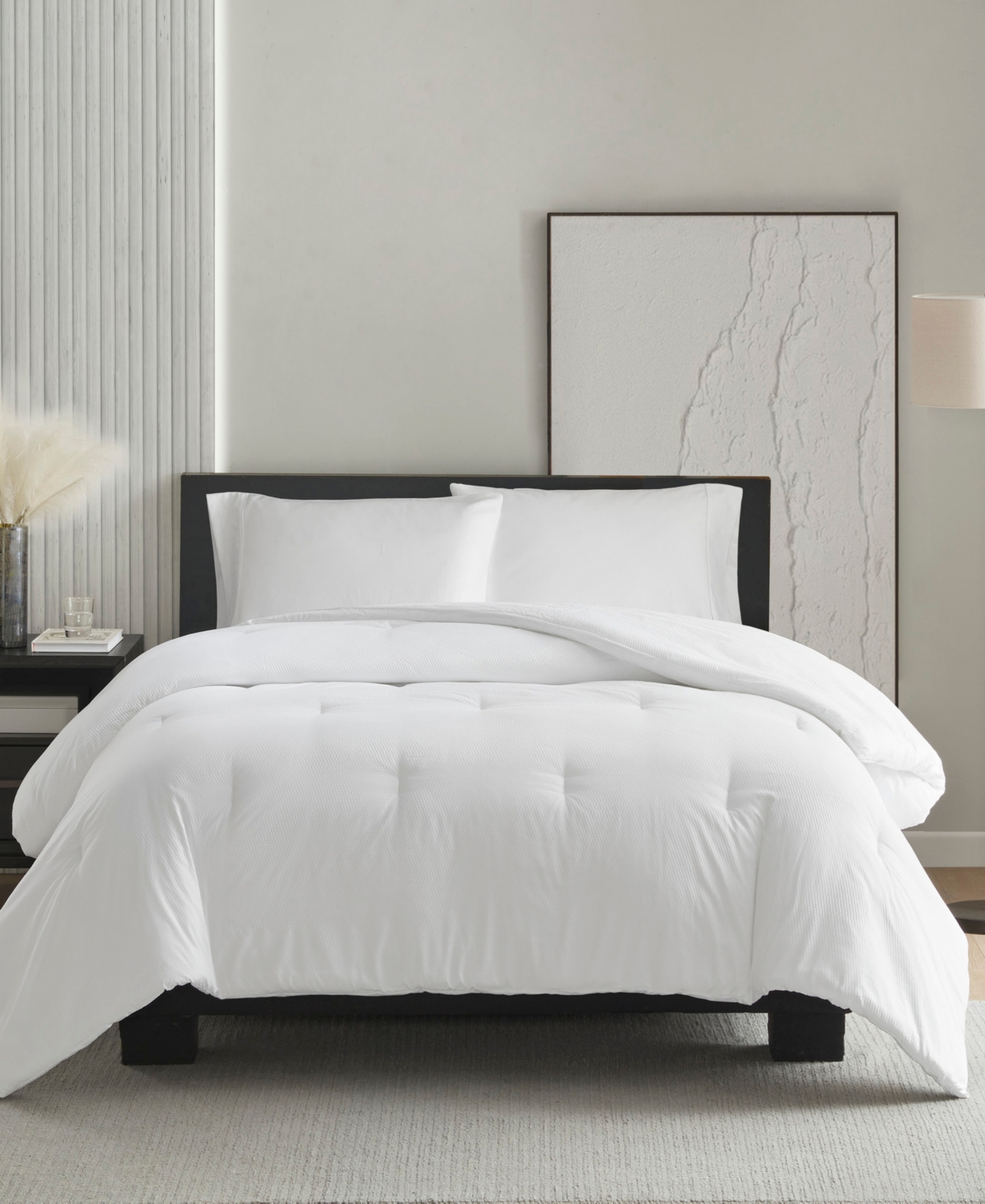 Madison Park Honeycomb Textured Oversized Down Alternative Comforter, Twin/twin Xl In White