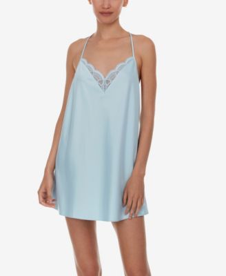 Kit Matte Heart Lace Chemise Lingerie Nightgown