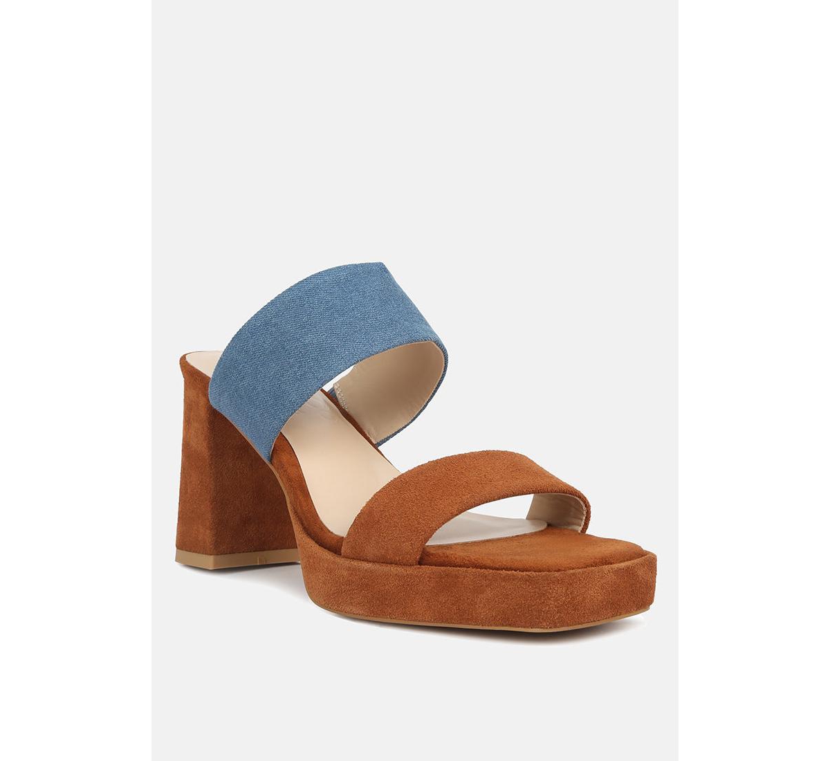 eddlia Women's slip on platform sandals