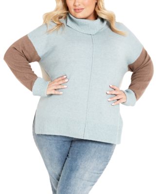 AVENUE Plus Size Riley High Low Sweater - Macy's