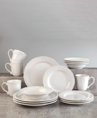 Euro Ceramica Siena 16 Piece Dinnerware Set, Service for 4 - Macy's