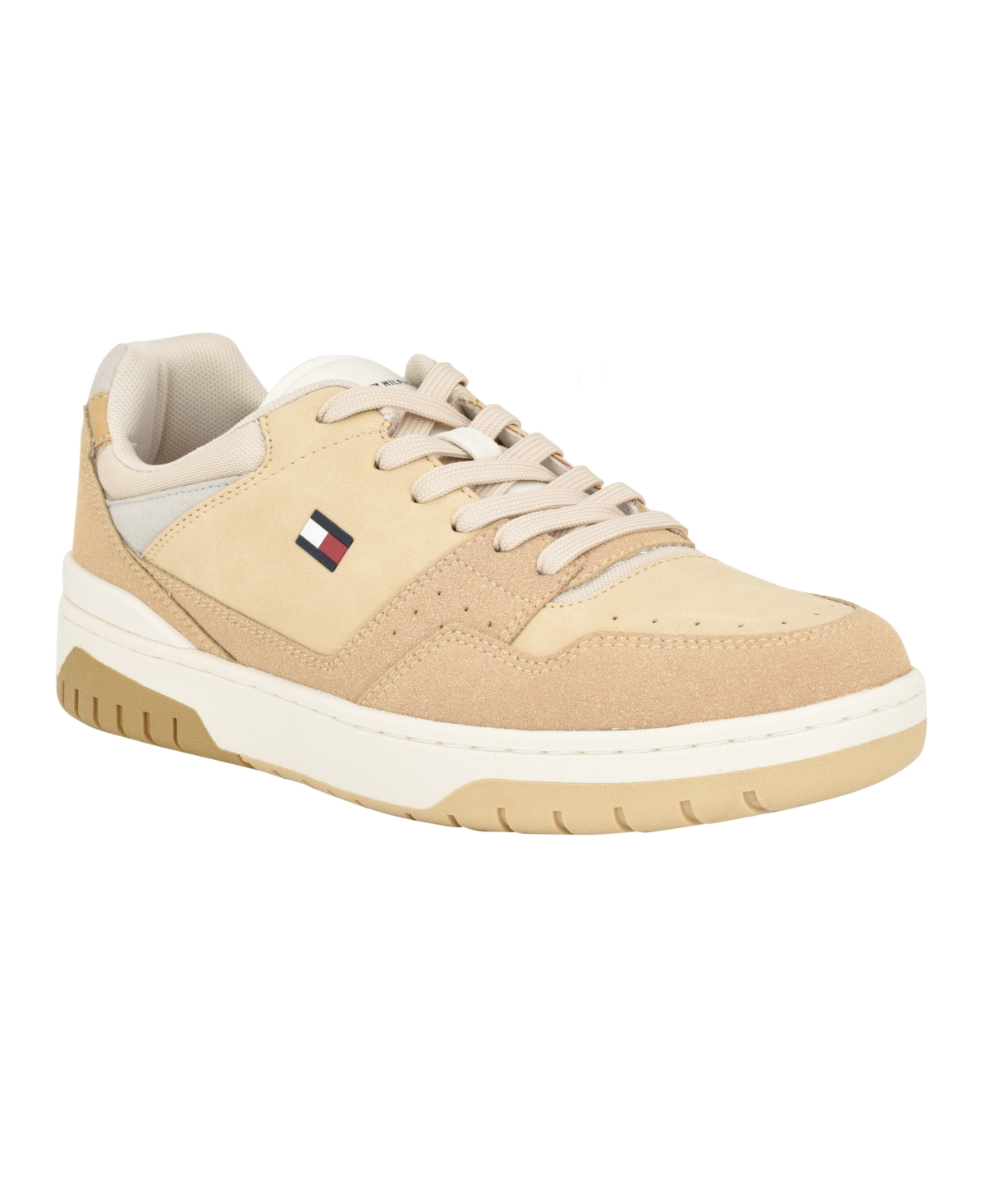 Tommy Hilfiger Men's Nashon Lace Up Fashion Sneakers In Medium Natural Multi