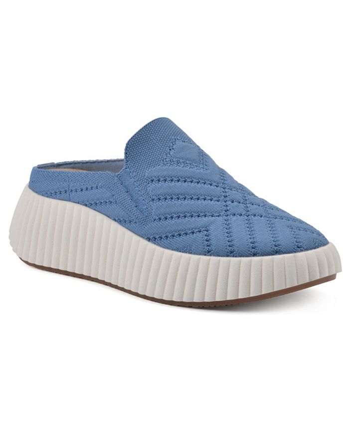 womens white platform slip on sneakers