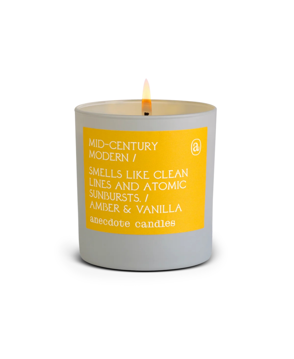 Anecdote Mid Century Modern Candle - Yellow