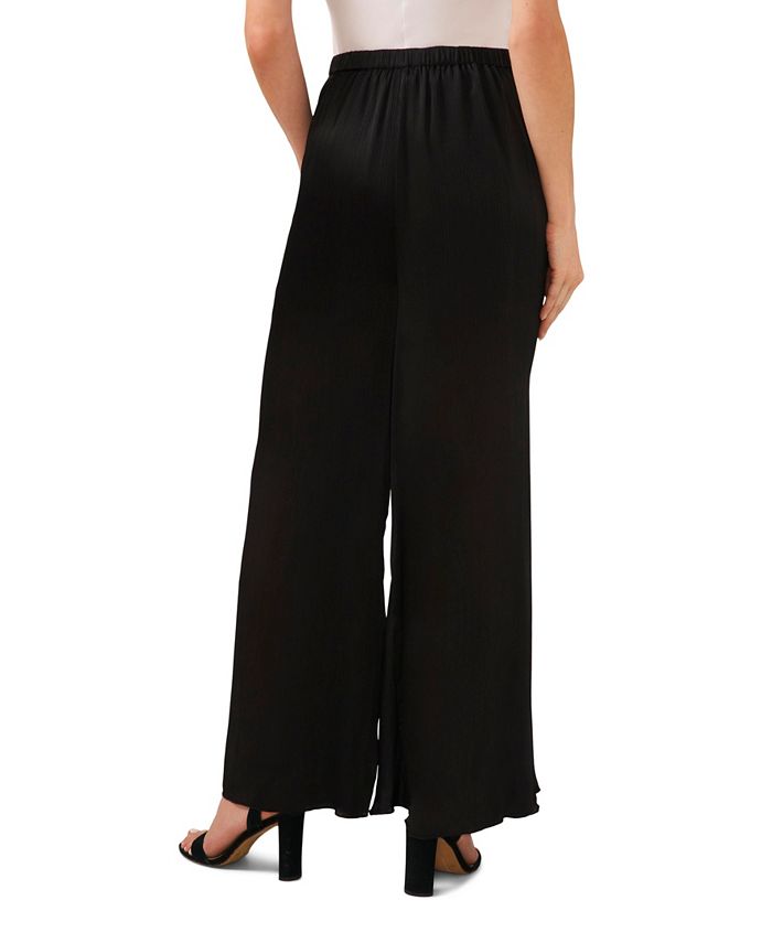 CeCe Women's Flowy Wide Leg Side Zip Pants - Macy's