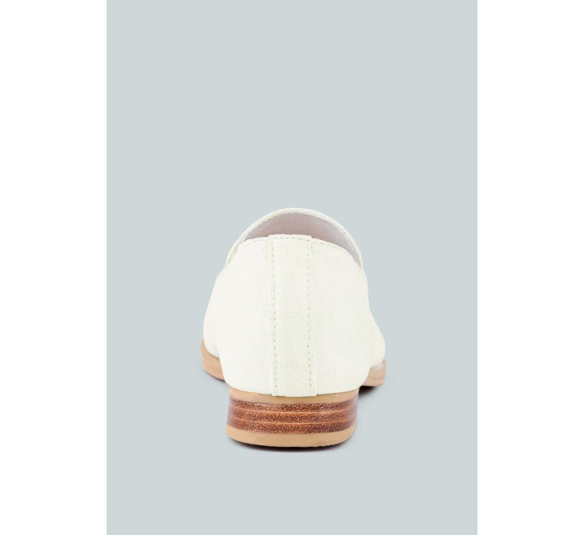 Bougie Womens Organic Canvas Loafers